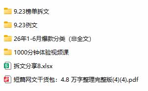图片[2]-某社群百人拆文交流群付费资源：千本爆款短篇拆解+每日拆文案例+网感训练+原创写作方法 (持续更新)-酷乐网
