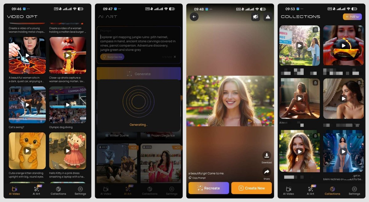 AI Video Generator AI视频生成器1.7.5破解版｜无限次生成｜实测可用