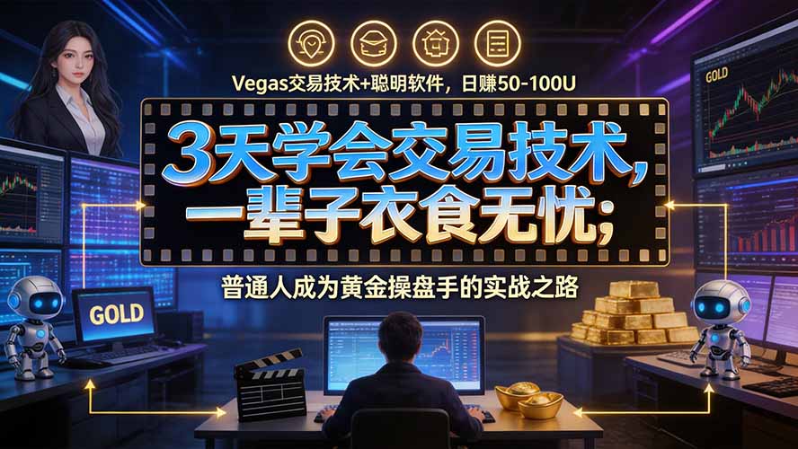 3天学会做交易,普通人快速成为操盘手” Vegas交易系统+聪明软件 , 日赚50-1000U, 长期稳定,小白轻松上手-酷乐网