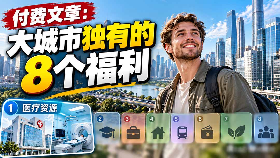 付费文章:大城市独有的8个福利-酷乐网