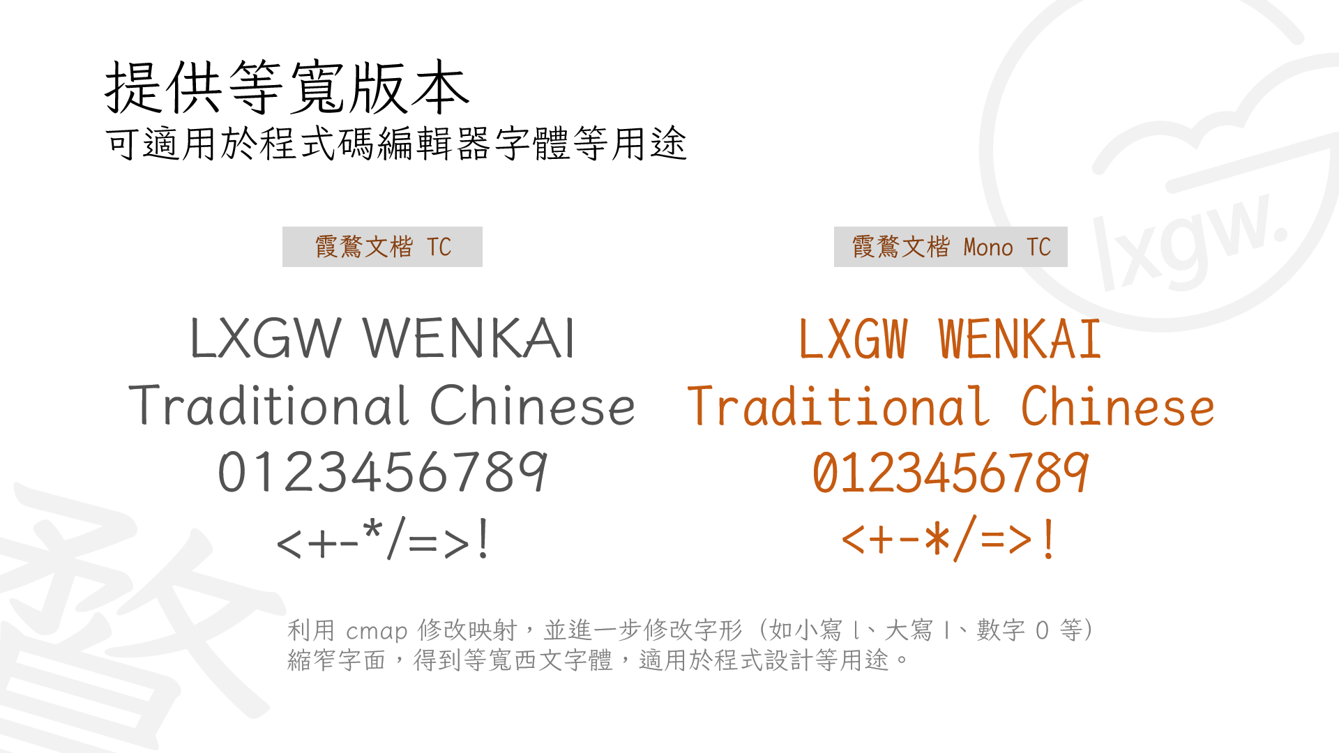 霞鹜文楷TC
