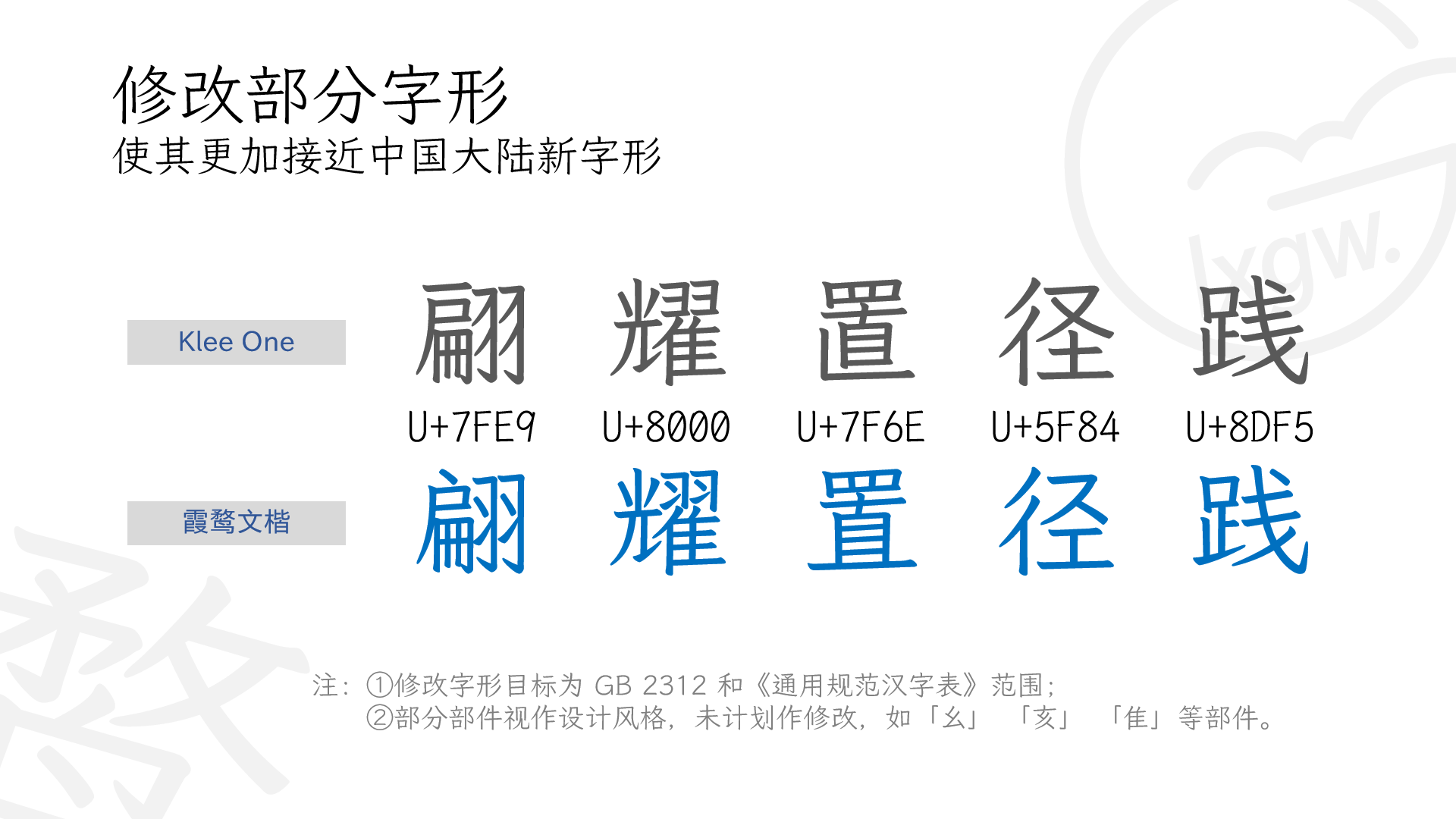 霞鹜文楷