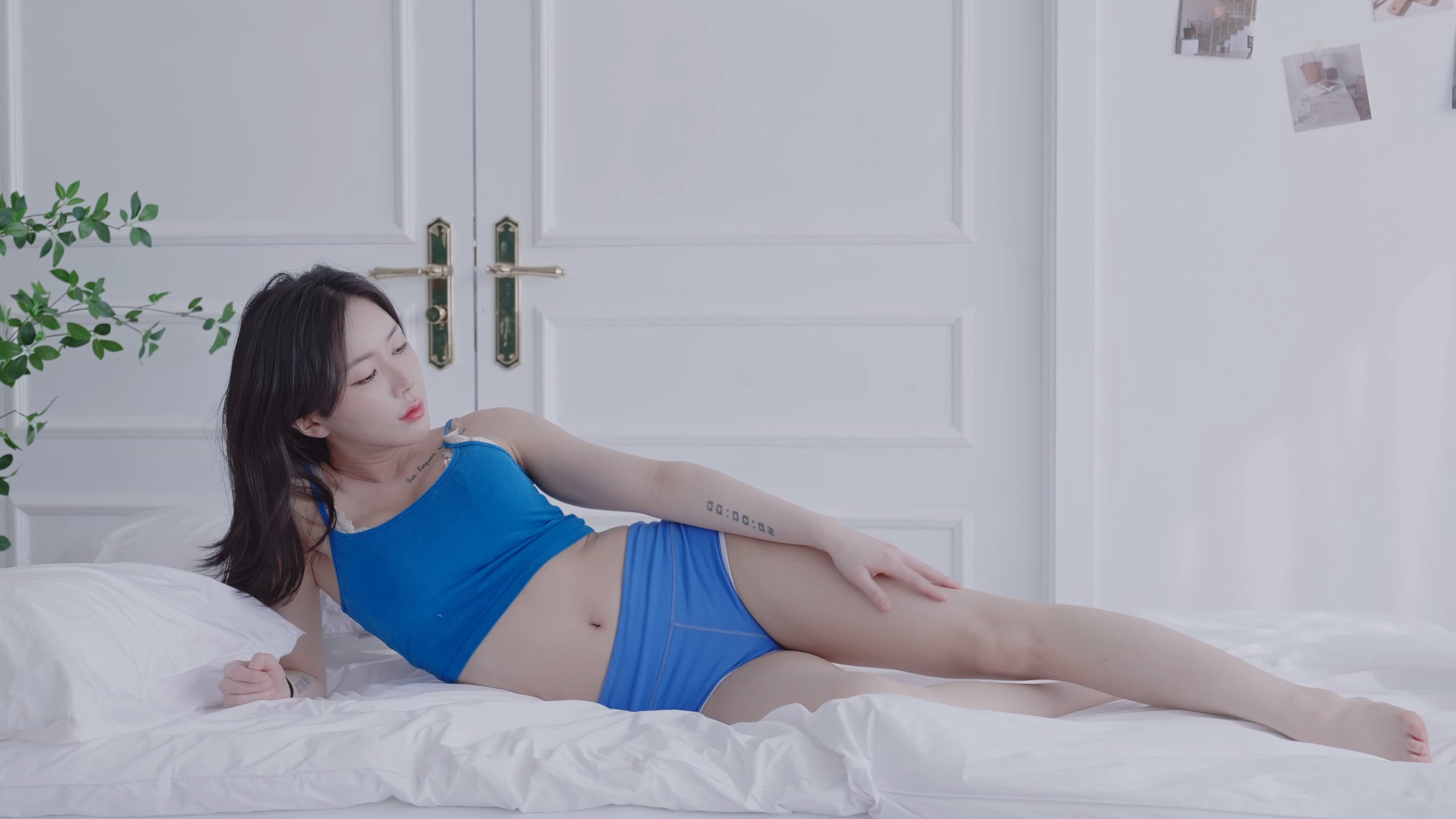 时装模特AJLIN内衣广告片👗4K原片视频-NOVENDREAM
